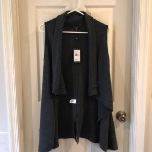 Dark grey sweater vest